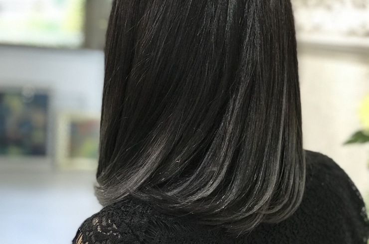 バレイヤージュと白髪染め